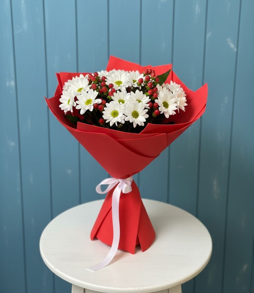 Букет цветов из: Хризантемы в Красном Куте