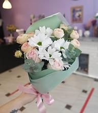 Букет милый в Красном Куте Букет цветов из: Хризантемы и Розы в Красном Куте