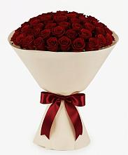 Букет 101 Бордовая роза Блэк Бакарра #REPLACE_PRED# Красном Куте