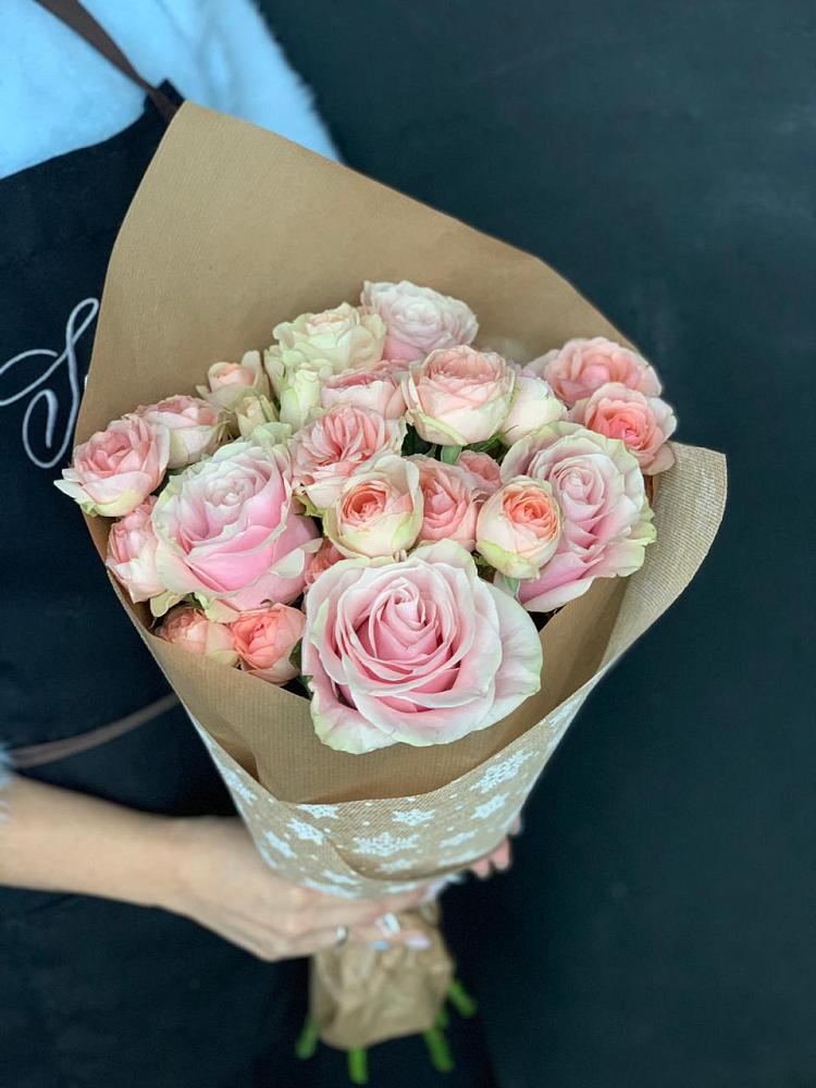 Букет цветов из: Хризантемы и Розы в Красном Куте